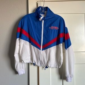 Red White and Blue Bomber Jacket